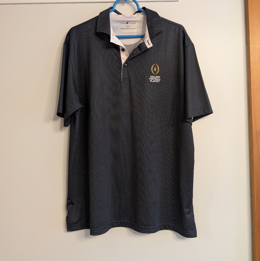 Men's College Football Playoff Polo - Size L. NWT.
